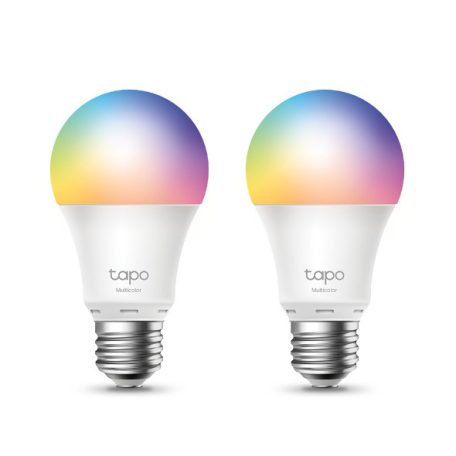 TP-LINK LED Izzó Wi-Fi-s E27, váltakozó színekkel, TAPO L530E (2-PACK)