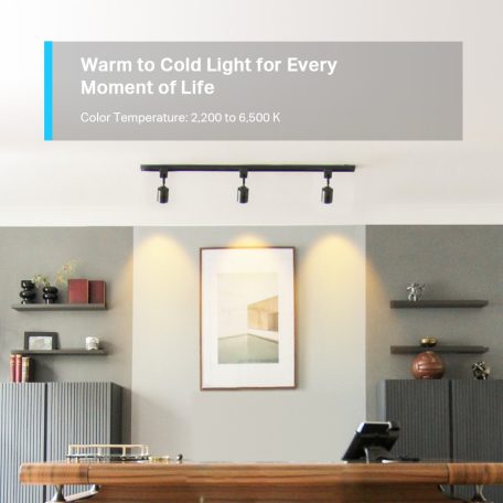 TP-LINK LED Izzó Wi-Fi-s GU10, váltakozó színekkel Spotlight, TAPO L630