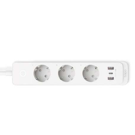Tapo P300, Okos Elosztósor Wifi-s, 3xDugalj + 2xUSB + 1x 18W USB-C