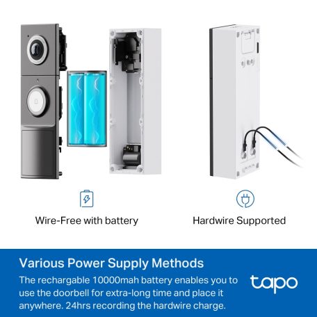 TP-LINK Okos Videó Kapucsengő, TAPO D235