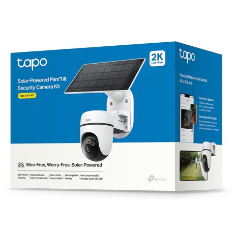 Tapo C610 KIT, beltéri/kültéri kamera + Okos Solar Panel