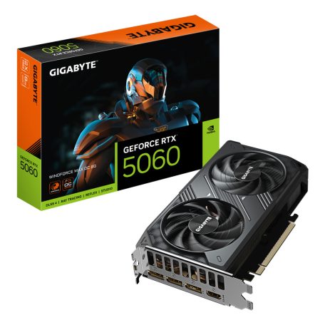 GIGABYTE RTX 5060 WINDFORCE MAX OC 8GB DDR7 128 bit