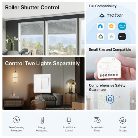 TP-LINK Okos Kapcsoló Modul, TAPO S112