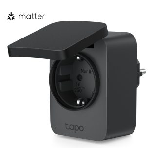   Tapo P410M, Okos Dugalj Wi-Fi-s Mini, Fogyasztás mérővel IP54 kültéri