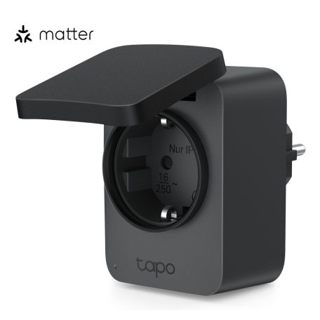 Tapo P410M, Okos Dugalj Wi-Fi-s Mini, Fogyasztás mérővel IP54 kültéri