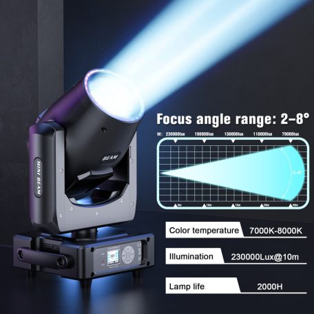 Uking Mini 7R 230W Beam mozgófejes robotlámpa
