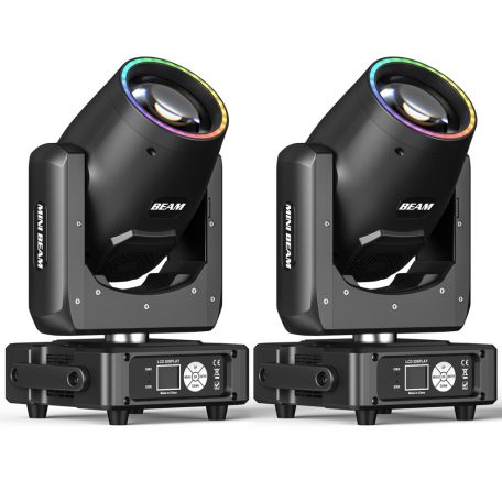 Mini 7R 230W Beam mozgófejes robotlámpa szettben szállítóládával
